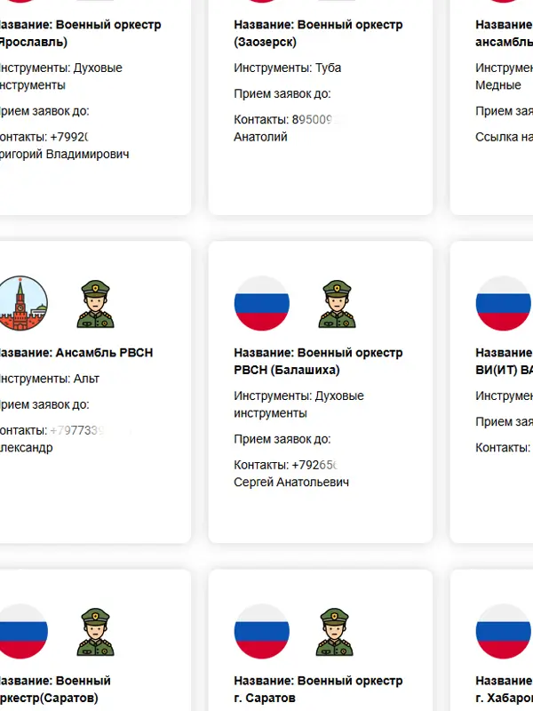 Актуальная база вакансий